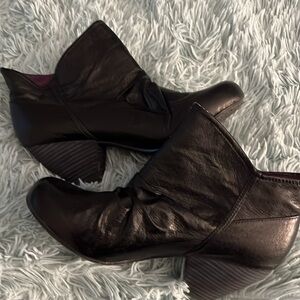 BLOWFISH BEAUTIFUL ANKLE BOOTS / BOOTIES BLACK 8 1/2